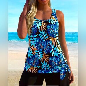 NEW 2 Piece Swim Tankini Set
